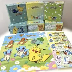 ポケモン ノート２冊、シール3枚、箱ティッシュ6個(非売品)