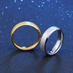 ゴールド サージカルステンレス（316L）リング 21号