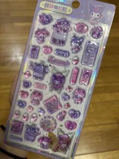 2*-様 クロミ　ボンボンドロップシール　立体シール　海外限定　正規品　サンリオ