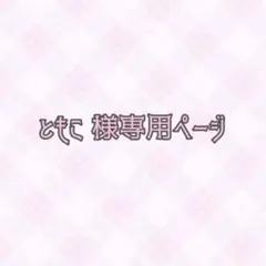 ともこ　様専用ページ♡