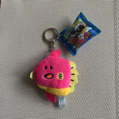 たべっ子水族館 ぬいぐるみキーホルダー　マンボウ