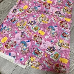 トロピカルージュプリキュア　はぎれ　布　生地　入園準備　入学準備