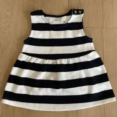 petit main ノースリーブワンピース　リボン 110