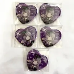 しゅごキャラ 浅草 花やしき ガラポン B賞 ハート缶バッジ 3点セット