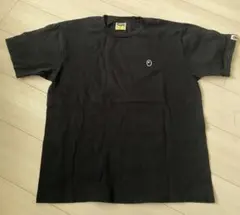 A BATHING APE ワンポイントロゴ Tシャツ ブラック L