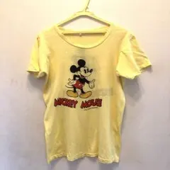 1970-1980 MICKEY MOUSE 両面プリント　ビンテージ　Tシャツ