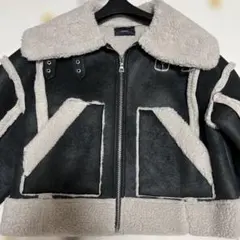 EMODA ブラックムートンコート