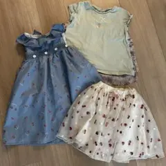 エニィファム　スラップスリップ　110 3点セット