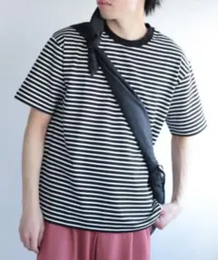 SENSE OF PLACE ボーダーポンチTシャツ(5分袖)のサムネイル