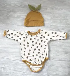 レモン柄 リブロンパース 66size