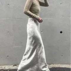 ENOF ベルベットロングスカート　新品未使用 ENOF（イナフ）の「velvet long skirt（スカート）」 - WEAR