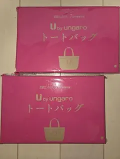 素敵なあの人7月号付録 U by ungaro トートバッグ 2個セットのサムネイル