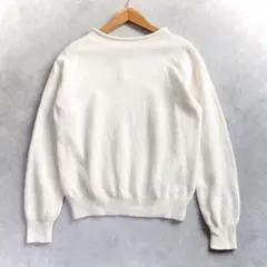 美品 マーガレットハウエル ニットセーター カシミヤ ウール ホワイト系 M