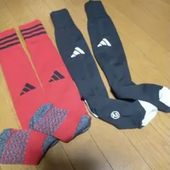 ほぼ新品 サッカーソックス アディダス 検）アスレタ プーマ ナイキ