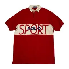 90's 初期 POLO SPORT ラガーシャツ ラルフローレン 半袖