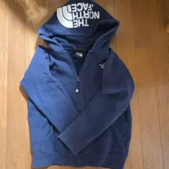 THE NORTH FACE ジップアップパーカー ネイビー 140