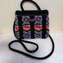 Feiler フラワー柄 ショルダーバッグ