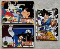 ドラゴンボールGT カード 孫悟空＆パン　 孫悟空（２種）　3枚セット