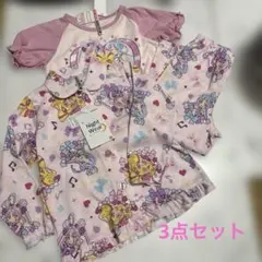 新品　キミとアイドルプリキュア　パジャマ3点セット 110
