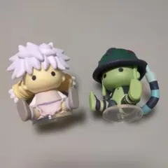 HUNTER×HUNTER　Petadoll　メルエム　コムギ（ヒソカはおまけ）