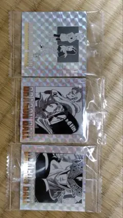 ドラゴンボール40周年記念シールウエハース3枚セット 第一弾 第二弾