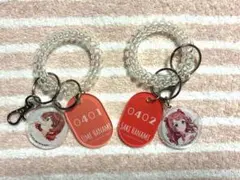 学園アイドルマスター 極楽湯 ロッカーキー風キーホルダー 花海佑芽 花海咲季