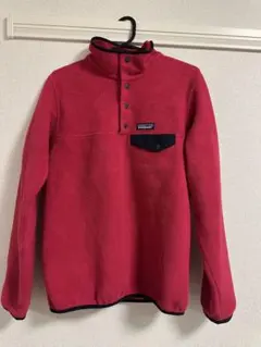 Patagonia synchillaスナップT 赤 ピンク Sサイズ