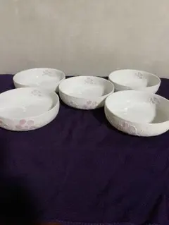 松窯　桜模様 小鉢5個