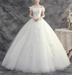 LD435ウエディングドレス レディース プリンセスドレス 花嫁 ドレス 