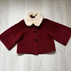 【kate spade new york】 キッズ ファー付きポンチョ 120