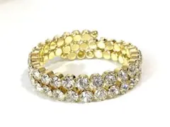 ブレスレット ゴールド 2連