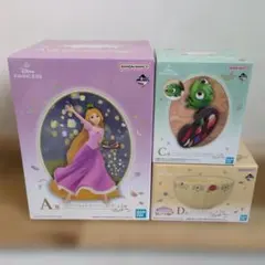 一番くじ ディズニープリンセス A賞 ラプンツェル C賞 パスカル 未開封品