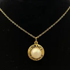 CHANEL シャネル　ヴィンテージ　ペンダント　フェイクパール　豆あり　美品