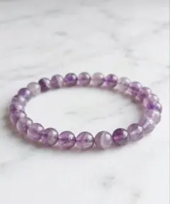 【癒し・安眠】ドリームアメジスト6mm 天然石ブレスレット 夢のお守り