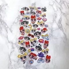 【即日発送】パワパフ パワーパフガールズ ボンボンドロップシール プチドロップ