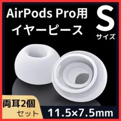 AirPods Pro用 交換用イヤーピース S 両耳2個セット イヤーチップ