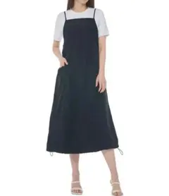 新品未使用タグ付き！！SweetSOUPブラックキャミソールワンピース