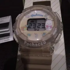 Pochacco デジタル腕時計 ベージュ