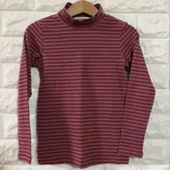 【美品】　ファミリア　ハイネック　トップス　120 ボーダー