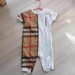 Burberry チェック柄ロンパース12M 80cm