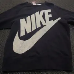 NIKE ロゴプリント ブラックスウェット