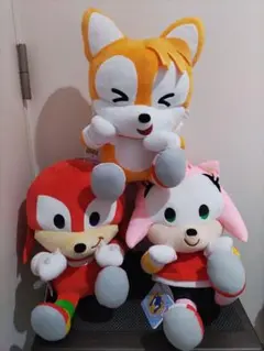 SONIC&FRIENDS ソニック ひょこぴょこぬいぐるみ 4種セット - メルカリ