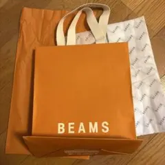 BEAMS オレンジショップ袋のサムネイル