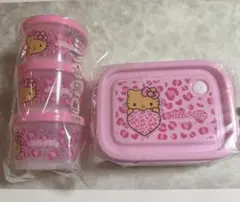 ハローキティ カオハナ 保存容器 タッパー 2個セット キティ キッチン