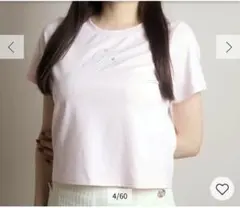 LIP SERVICE LIPロゴアクセントTシャツ ピンク FREE 未使用のサムネイル