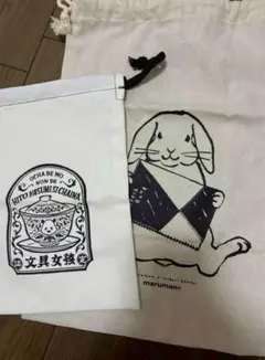 ♡レイメイ藤井　パンダ　マルマン　巾着　収納　文具女子博　整理　仕分けのサムネイル