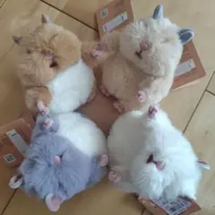 新品【はむにぎり】ハムスターぬいぐるみ 4体セット - メルカリ