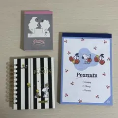 スヌーピー メモ帳3点セット