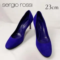 sergio rossiセルジオロッシ 23cm スエード ハイヒール パンプス