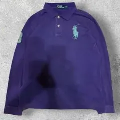 ラルフローレン ラガーシャツ ビックポニー 90s ポロシャツ　ロンT Y2K